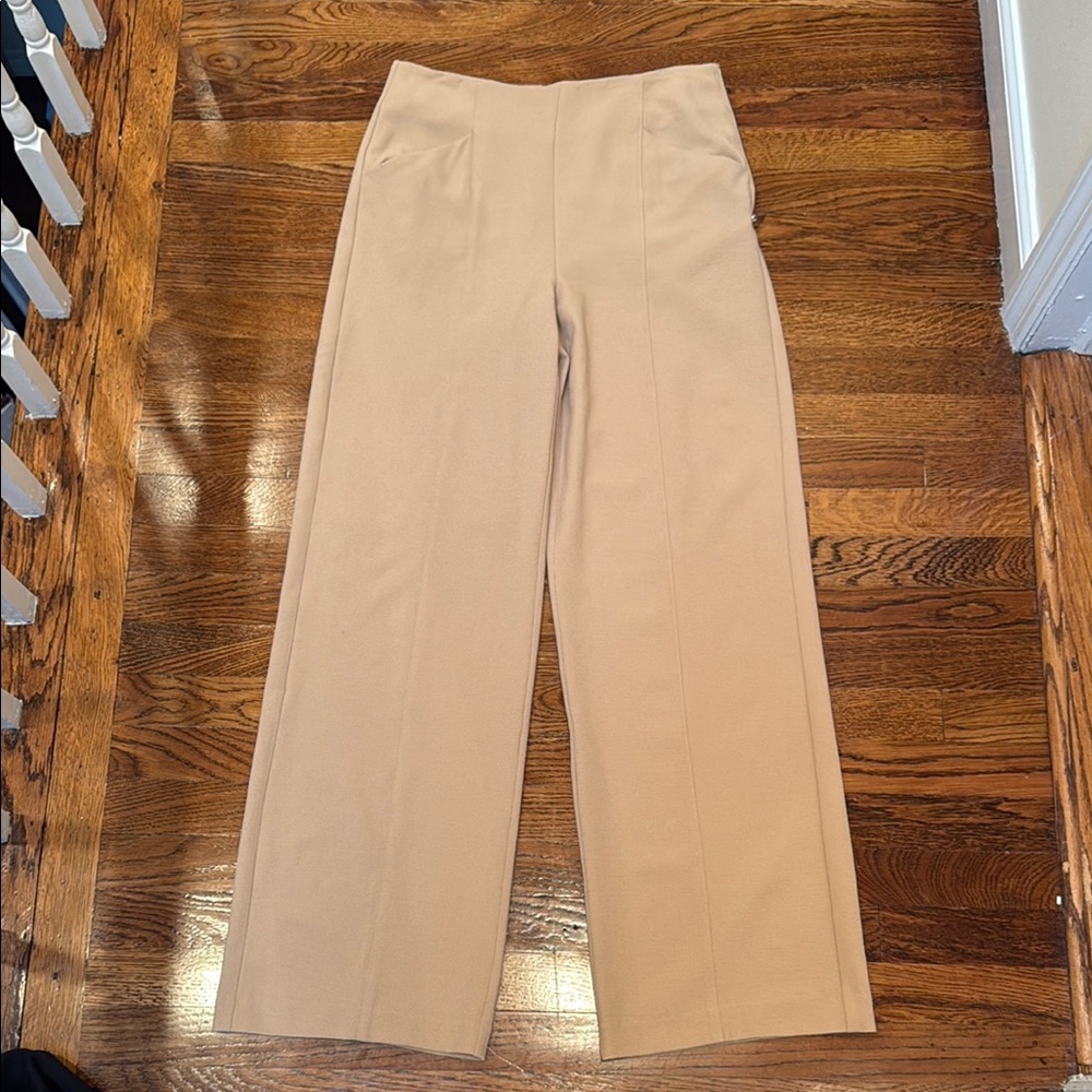 Heyyou size 8 high rise Tan Women's Wide-Leg Pants